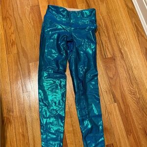 Heroine Sport Shiny Blue Leggings